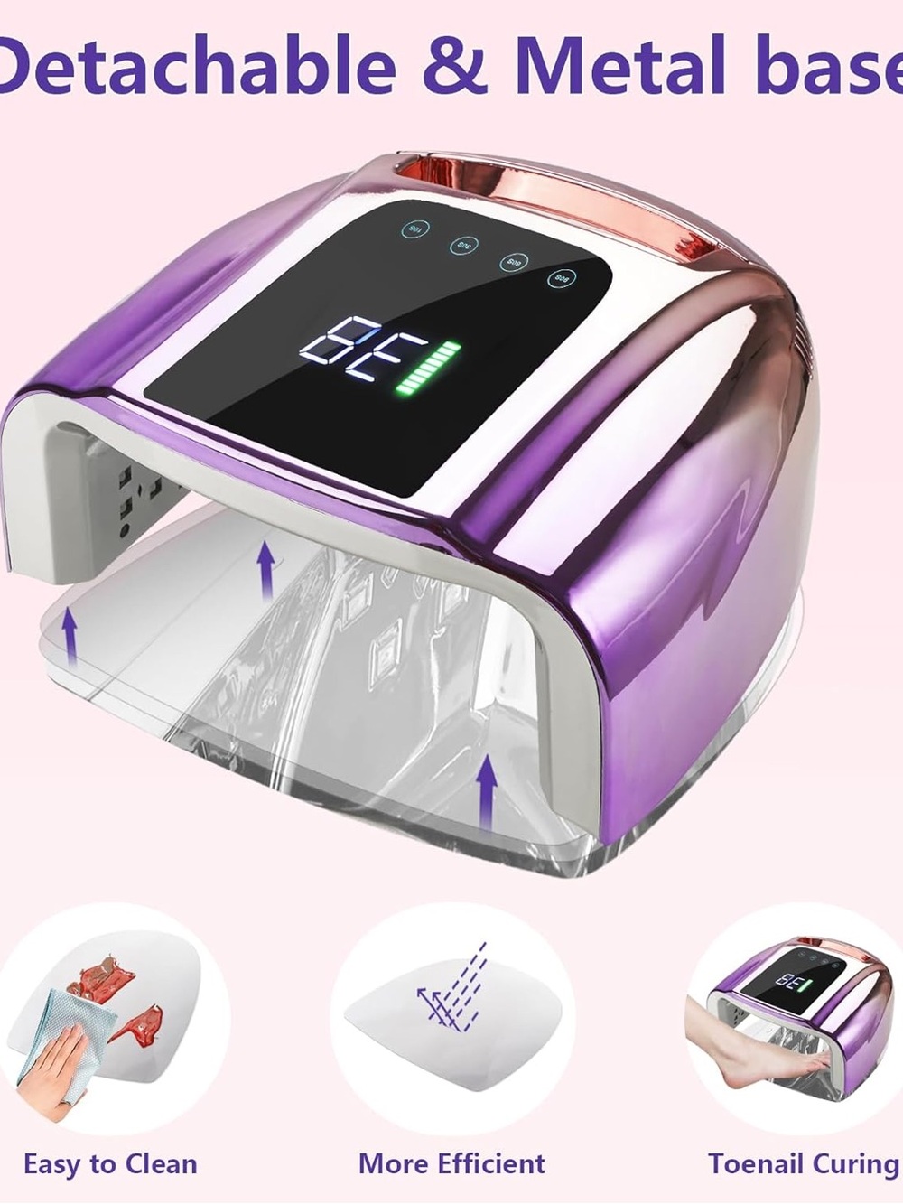 🌴 Portable LED Nail Lamp - Picture 3 of 6